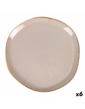 Piatto da pranzo Duomo Beige Ø 28 cm (6 Unità)