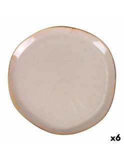 Piatto da pranzo Duomo Beige Ø 28 cm (6 Unità)