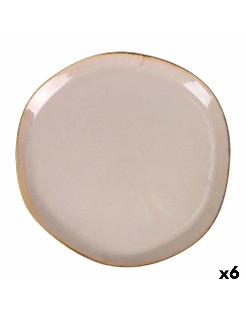Piatto da pranzo Duomo Beige Ø 28 cm (6 Unità)