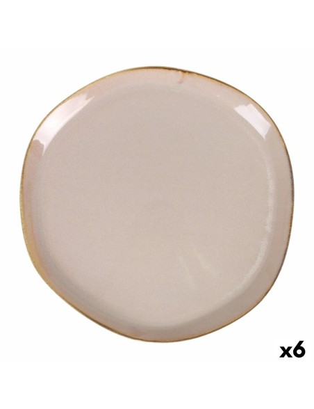 Piatto da pranzo Duomo Beige Ø 28 cm (6 Unità)