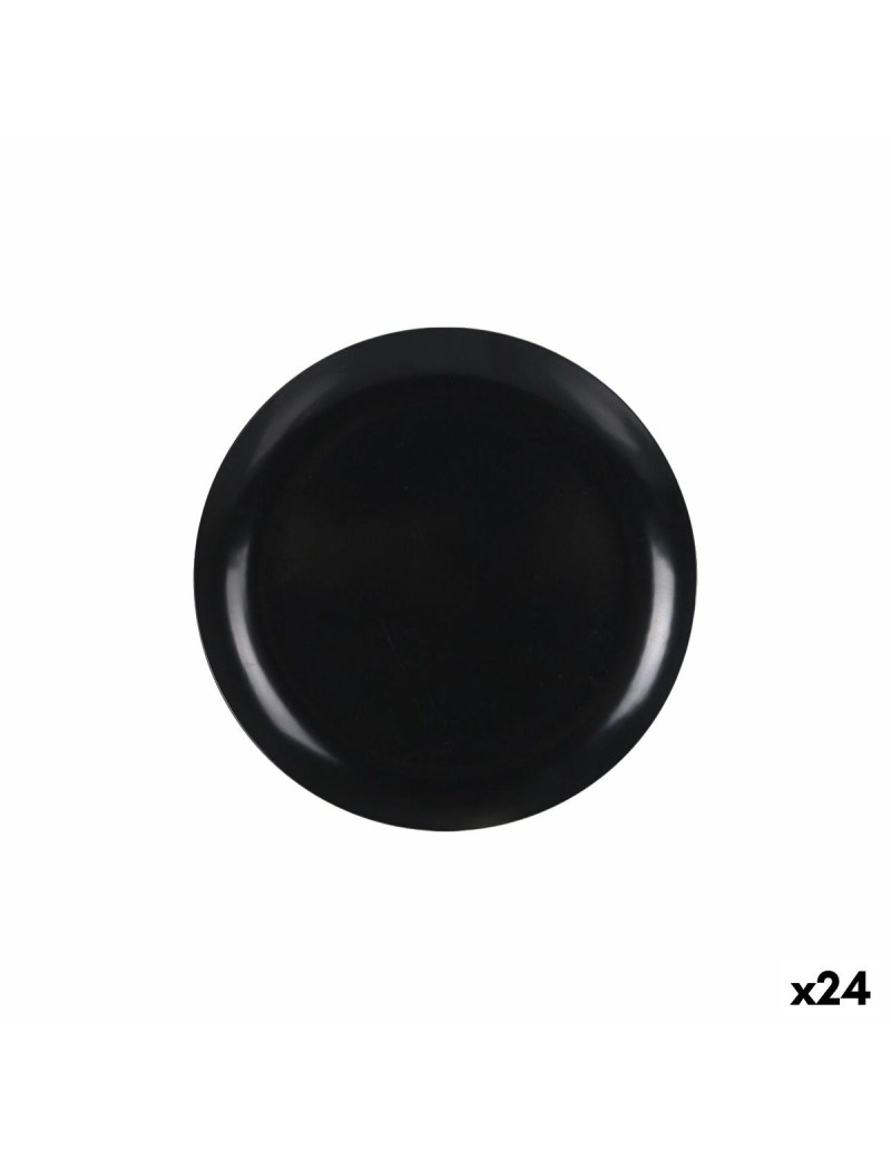 Flat Plate La Mediterránea Anthracite 25 x 25 x 1,5 cm (24 Units)