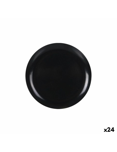 Flat Plate La Mediterránea Anthracite 25 x 25 x 1,5 cm (24 Units)