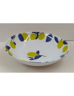 Piatto Fondo La Mediterránea Limone 21 x 5,3 cm (24 Unità)