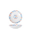 Piatto Fondo La Mediterránea Pesci 21 x 5,3 cm (24 Unità)