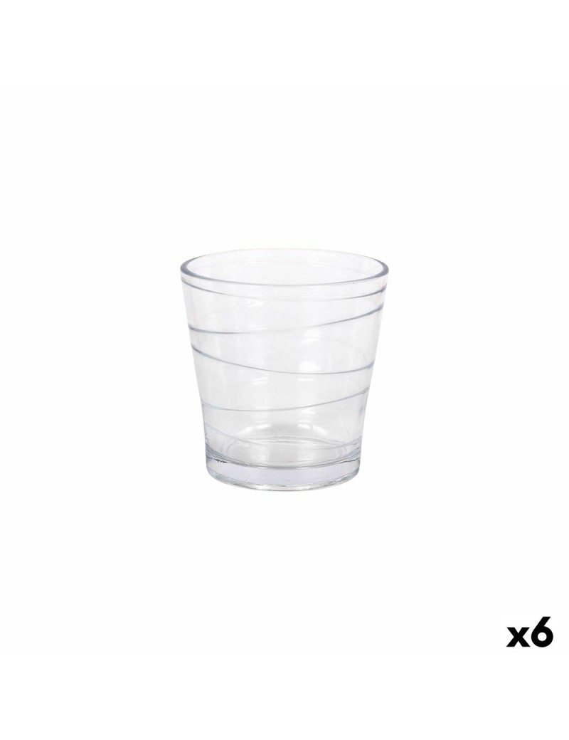 Set of glasses La Mediterránea Rock aros 6 Pieces (6 Units)
