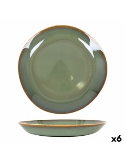 Assiette creuse Duomo Vert Ø 23 cm (6 Unités)
