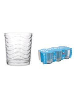 Set di Bicchieri La Mediterránea Mistral waves 6 Pezzi (12 Unità)