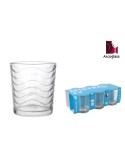 Set of glasses La Mediterránea Mistral waves 6 Pieces (12 Units)