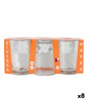 Set de Verres La Mediterránea Waves 6 Pièces (8 Unités)