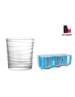 Set di Bicchieri La Mediterránea Mistral lacey 6 Pezzi (12 Unità)