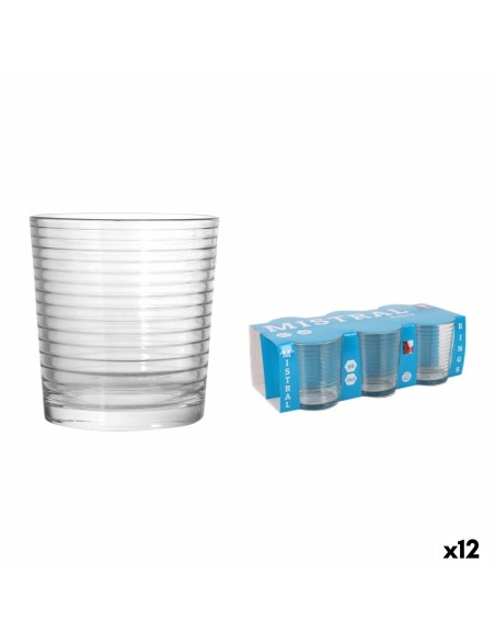 Set di Bicchieri La Mediterránea Mistral rings 6 Pezzi (12 Unità)
