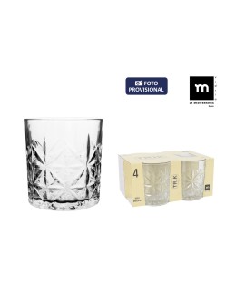 Set di Bicchieri La Mediterránea Trik 4 Pezzi (12 Unità)