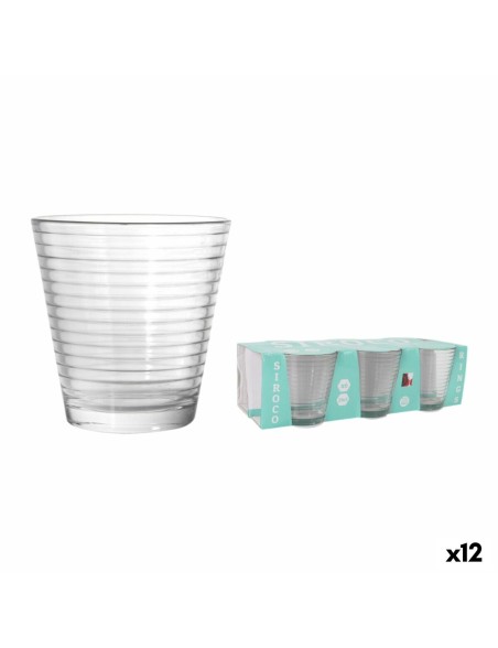 Set di Bicchieri La Mediterránea Siroco rings 6 Pezzi (12 Unità)