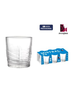 Set di Bicchieri La Mediterránea Mistral duna 6 Pezzi (12 Unità)