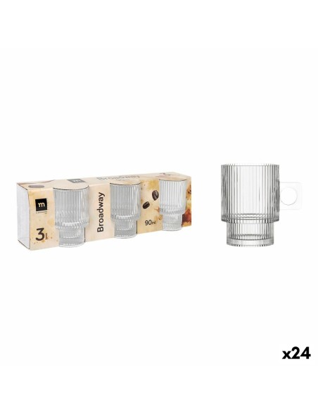 Set di Tazze La Mediterránea Broadway 3 Pezzi (24 Unità)