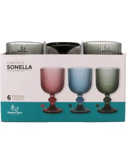 Copa de champán Santa Clara Sonella Verde (36 Unidades)