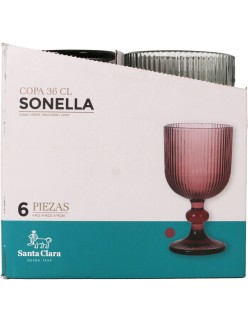 Copa de champán Santa Clara Sonella Verde (36 Unidades)