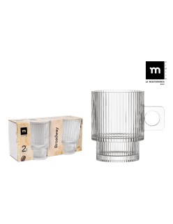 Conjunto de Chávenas La Mediterránea Broadway 2 Peças (18 Unidades)