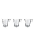 Set of Mugs La Mediterránea Napoli abstracto 3 Pieces (24 Units)