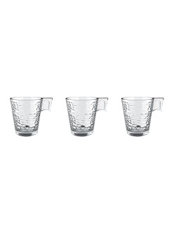 Set of Mugs La Mediterránea Napoli abstracto 3 Pieces (24 Units)