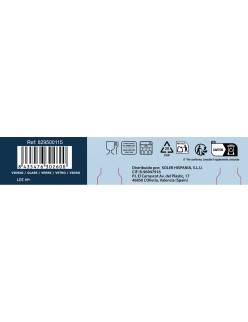 Conjunto de Chávenas La Mediterránea Napoli diamond 2 Peças (36 Unidades)