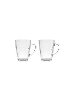 Set of Mugs La Mediterránea Naira 2 Pieces (36 Units)