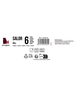 Conjunto de Copos de Shot La Mediterránea Salor 6 Peças (12 Unidades)