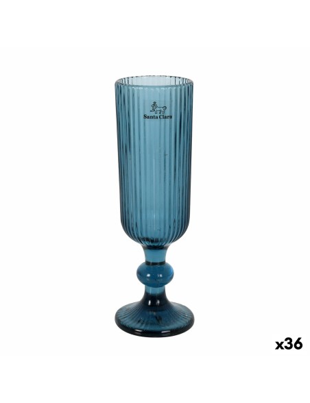 Calice da champagne Santa Clara Sonella Azzurro (36 Unità)