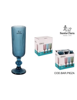 Champagne glass Santa Clara Sonella Blue (36 Units)