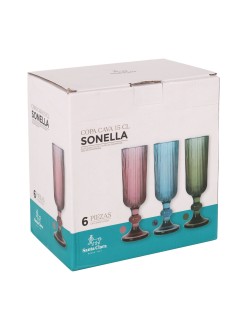 Calice da champagne Santa Clara Sonella Azzurro (36 Unità)