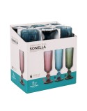 Calice da champagne Santa Clara Sonella Azzurro (36 Unità)