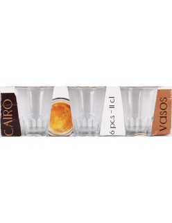 Set de Verres La Mediterránea Cairo 6 Pièces (24 Unités)