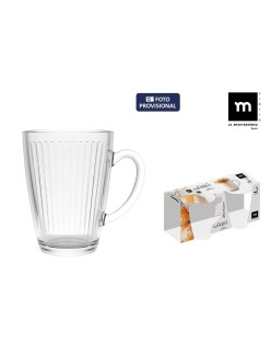 Set of Mugs La Mediterránea Naira 2 Pieces (36 Units)