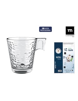 Set of Mugs La Mediterránea Napoli Abstract 2 Pieces (36 Units)