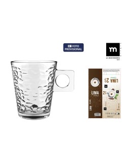 Set of Mugs La Mediterránea Lima abstracto 2 Pieces (36 Units)