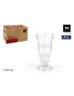 Eiscreme- und Milchshakes-Becher La Mediterránea 0,4 l (24 Stück)