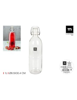 Glas-Flasche La Mediterránea Glas 1 L (24 Stück)