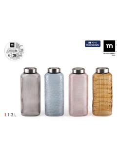 Glas-Flasche La Mediterránea Glas 1,3 L (12 Stück)
