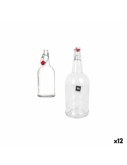 Glas-Flasche La Mediterránea 1 L (12 Stück)