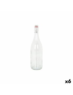 Glas-Flasche La Mediterránea Mecano Glas 1 L (6 Stück)
