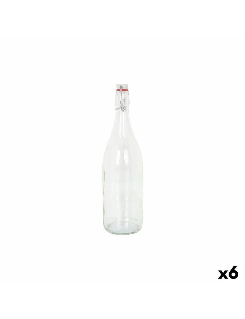 Glas-Flasche La Mediterránea Mecano Glas 1 L (6 Stück)