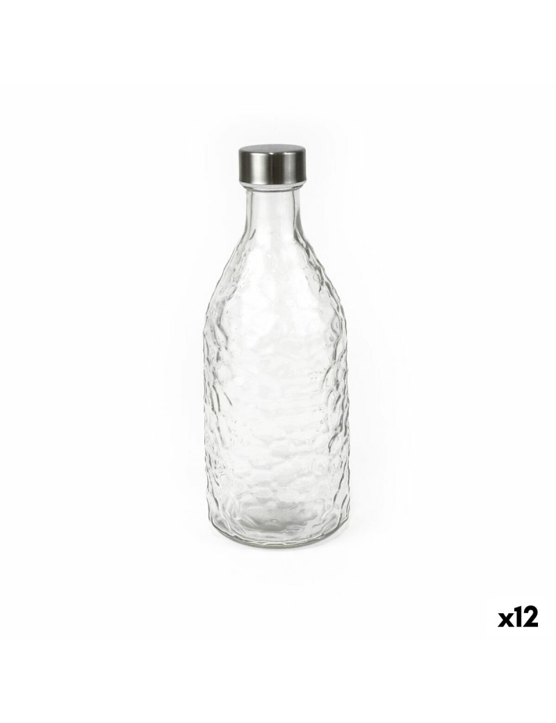 Glas-Flasche La Mediterránea Metall Glas 1 L (12 Stück)