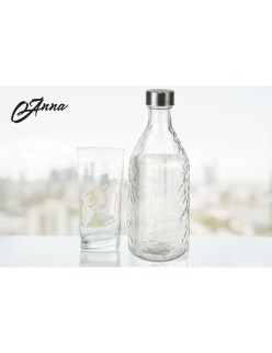 Glas-Flasche La Mediterránea Metall Glas 1 L (12 Stück)