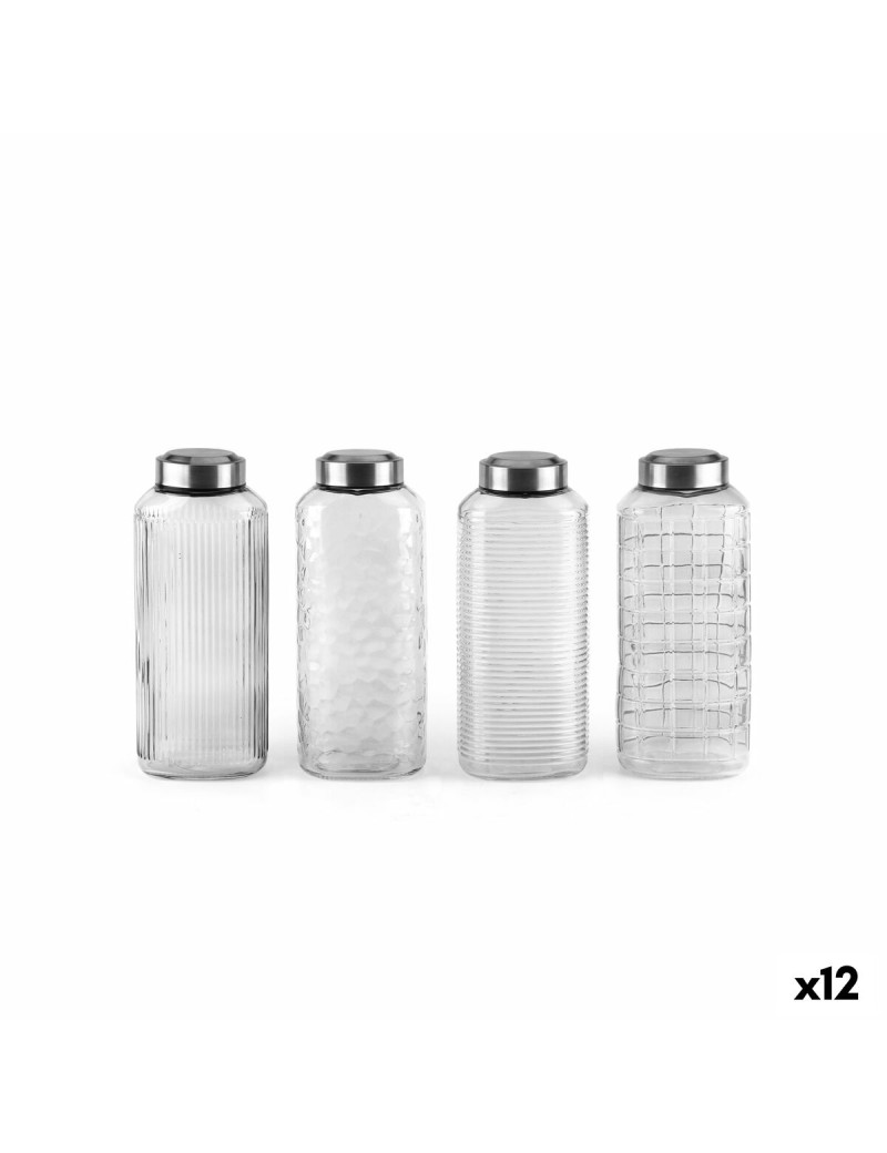 Glas-Flasche La Mediterránea Glas Stahl 1,3 L (12 Stück)