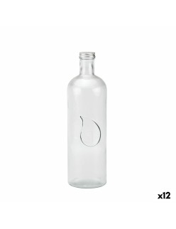 Glas-Flasche La Mediterránea Metall Glas 1,6 L (12 Stück)