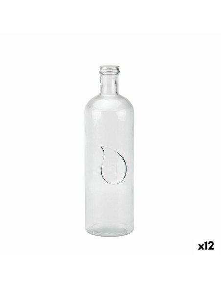 Glas-Flasche La Mediterránea Metall Glas 1,6 L (12 Stück)