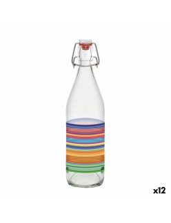 Glas-Flasche La Mediterránea Glas 1 L (12 Stück)