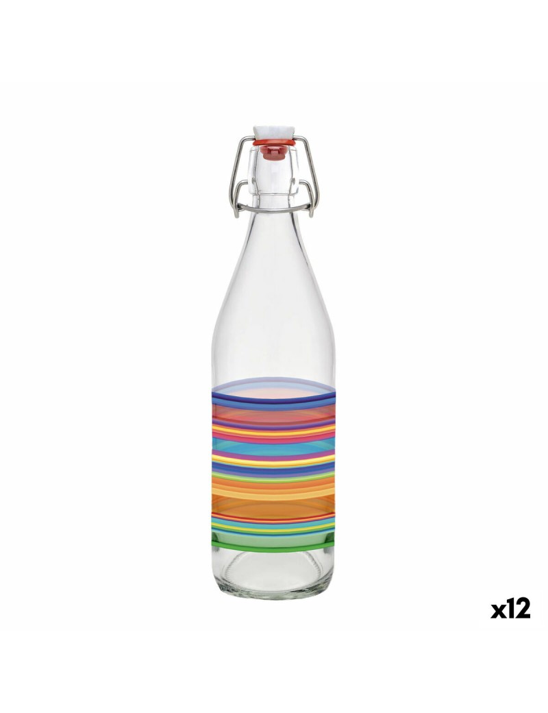 Glas-Flasche La Mediterránea Glas 1 L (12 Stück)