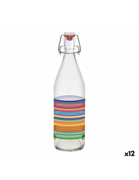 Glas-Flasche La Mediterránea Glas 1 L (12 Stück)