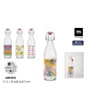 Glas-Flasche La Mediterránea Glas 1 L (12 Stück)
